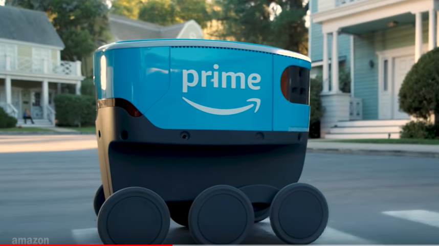 Amazon Devoile Scout Son Petit Robot Livreur