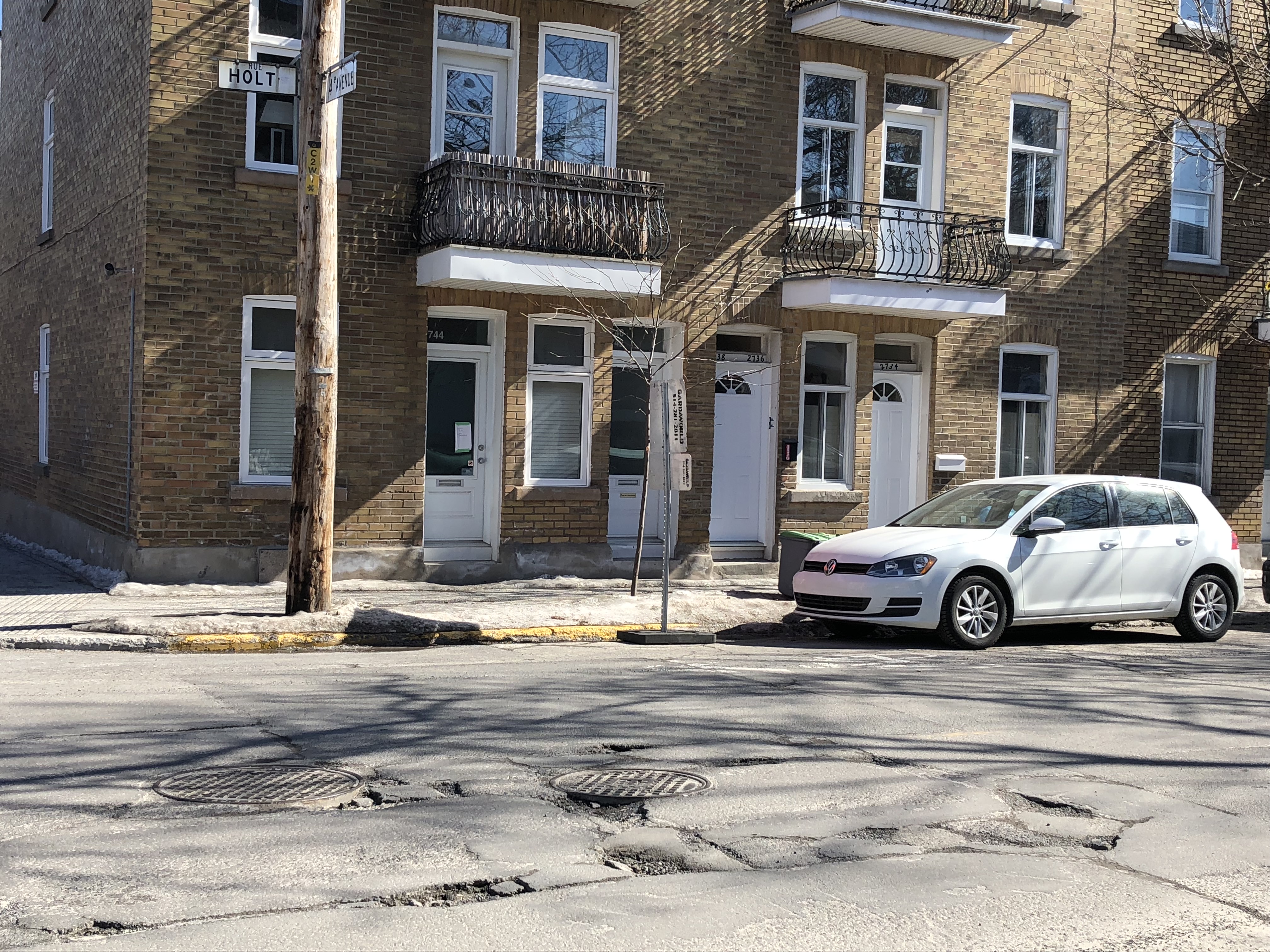 D’importants travaux auront lieu sur la rue Holt, entre la 1re avenue et le boulevard Saint-Michel.