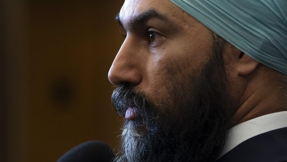 Le chef du NPD, Jagmeet Singh