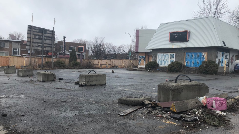 L’espace au coin de la 10e Avenue et de la rue Beaubien Est est inutilisé depuis 2012.