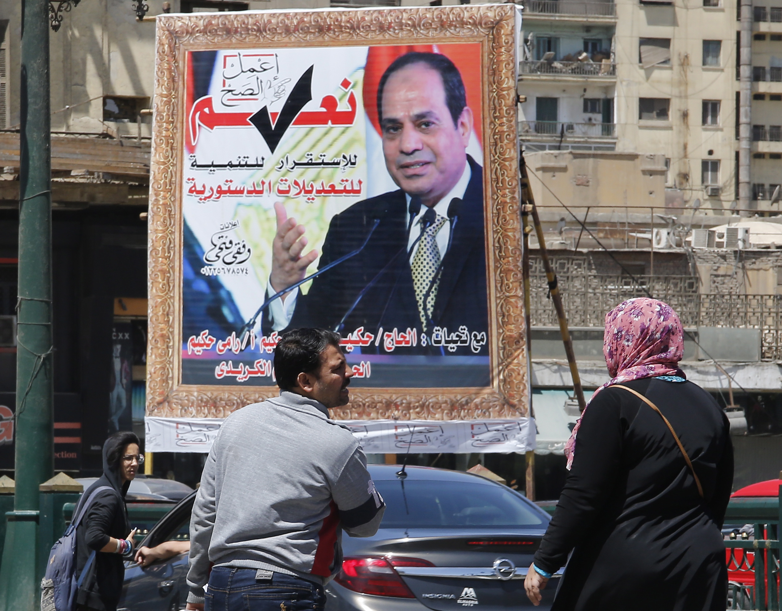 Des manifestations ont eu lieu aux abords de la place Tahrir dans le centre du Caire pour réclamer le départ du président Abdel Fattah al-Sissi.