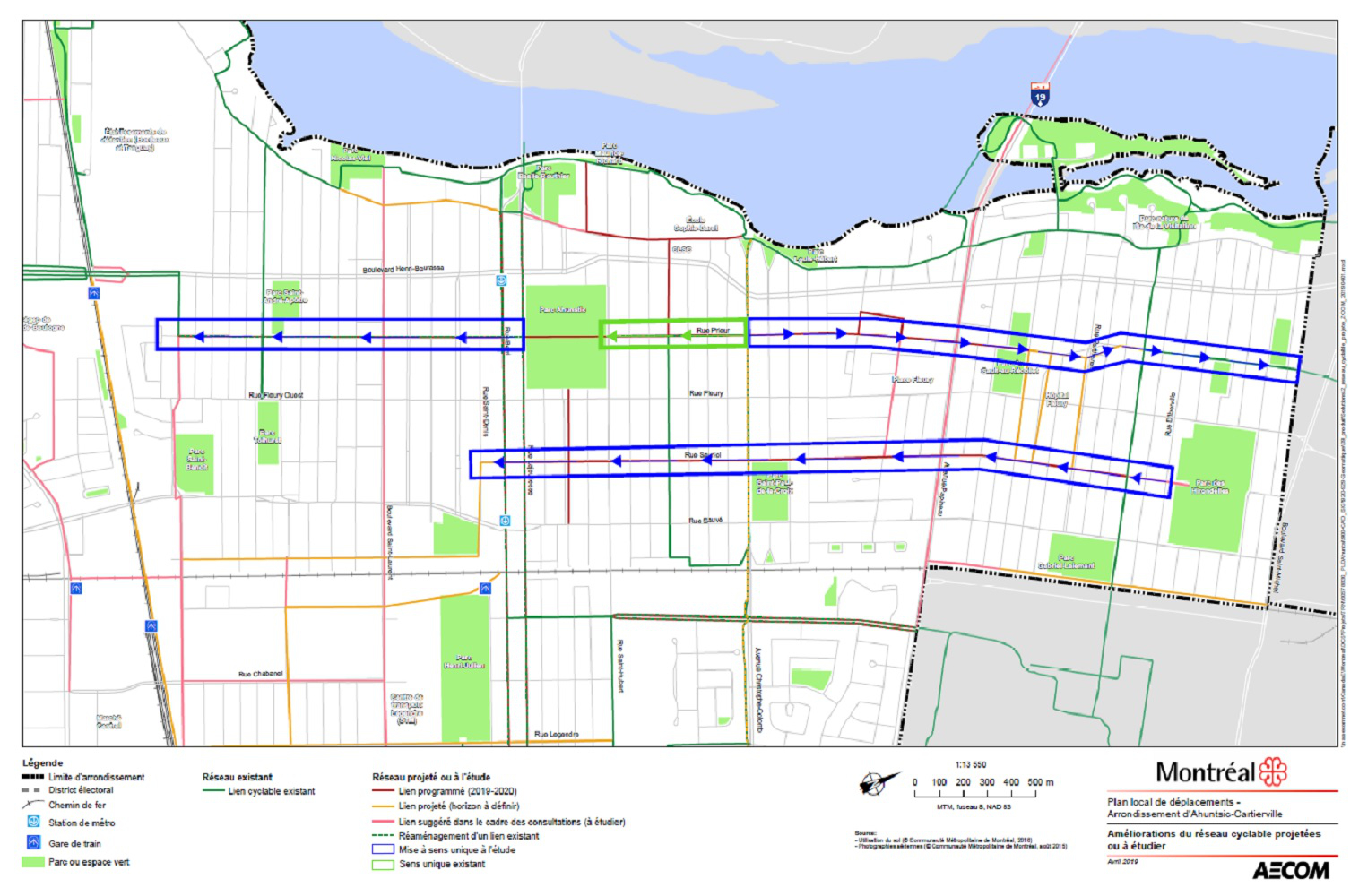Plus de pistes cyclables à Ahuntsic