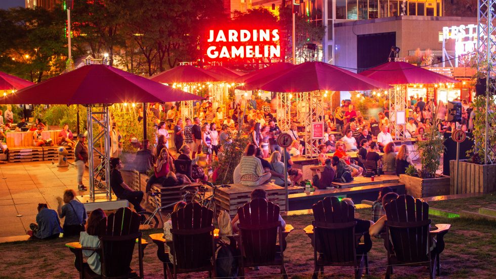 La place Émilie-Gamelin