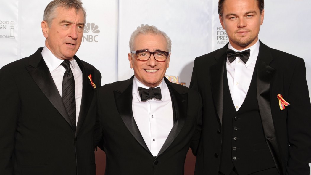 Martin Scorsese, Robert De Niro et Leonardo DiCaprio