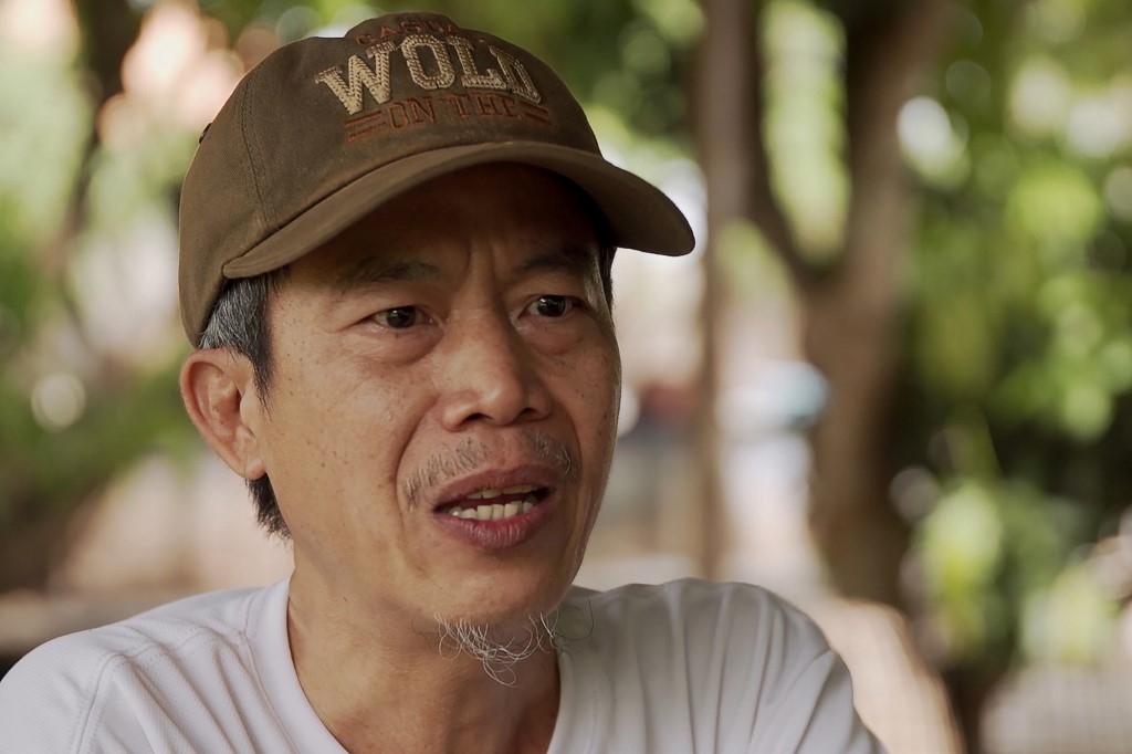 Le membre du groupe Faiyen, Trairong «Khunthong» Sinseubpol.