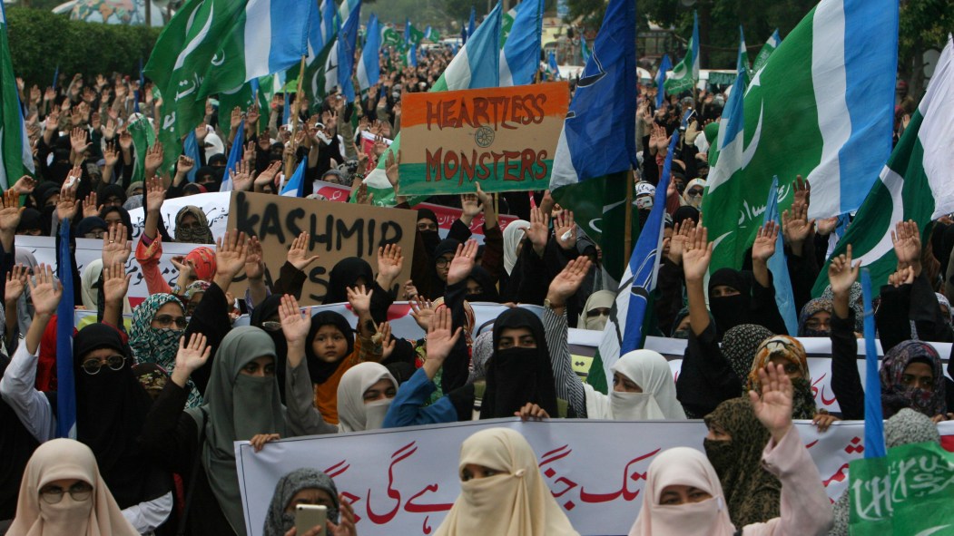 Manifestation à Karachi en soutien au Cachemire