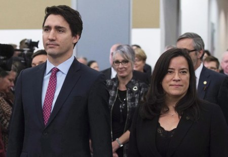 Le premier ministre Justin Trudeau et l'ex-procureure générale Jody Wilson-Raybould