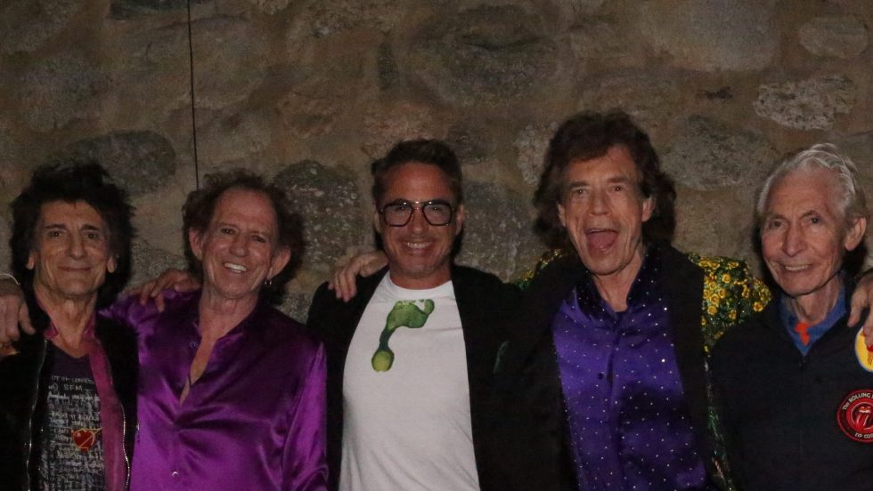 Les membres des Rolling Stones.