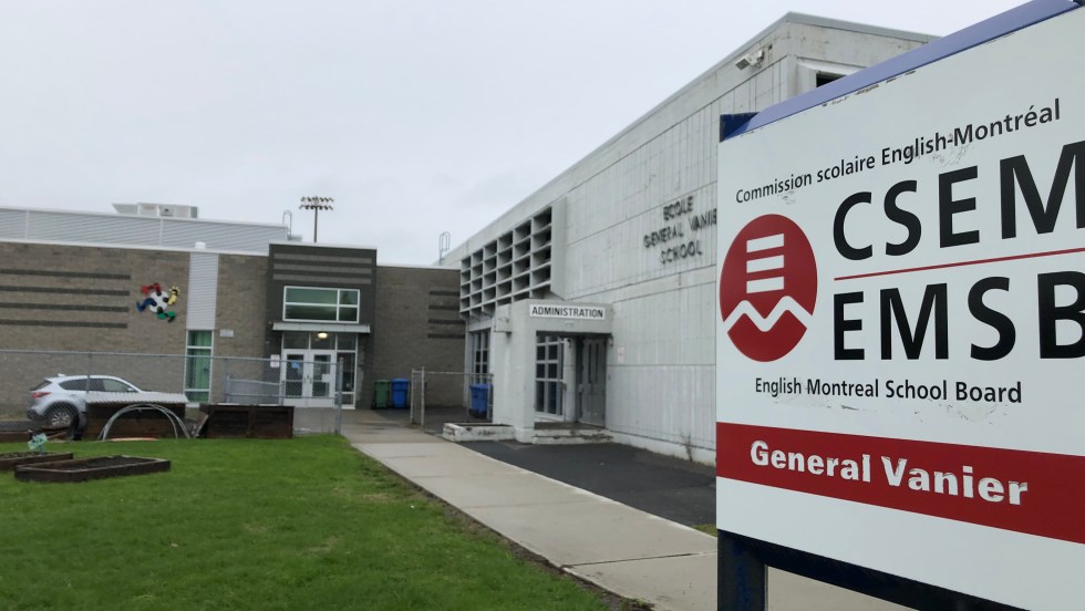 L'entrée de l'école General Vanier