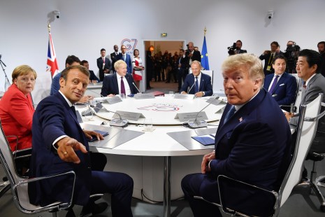 Trump Macron G7 Biarritz
