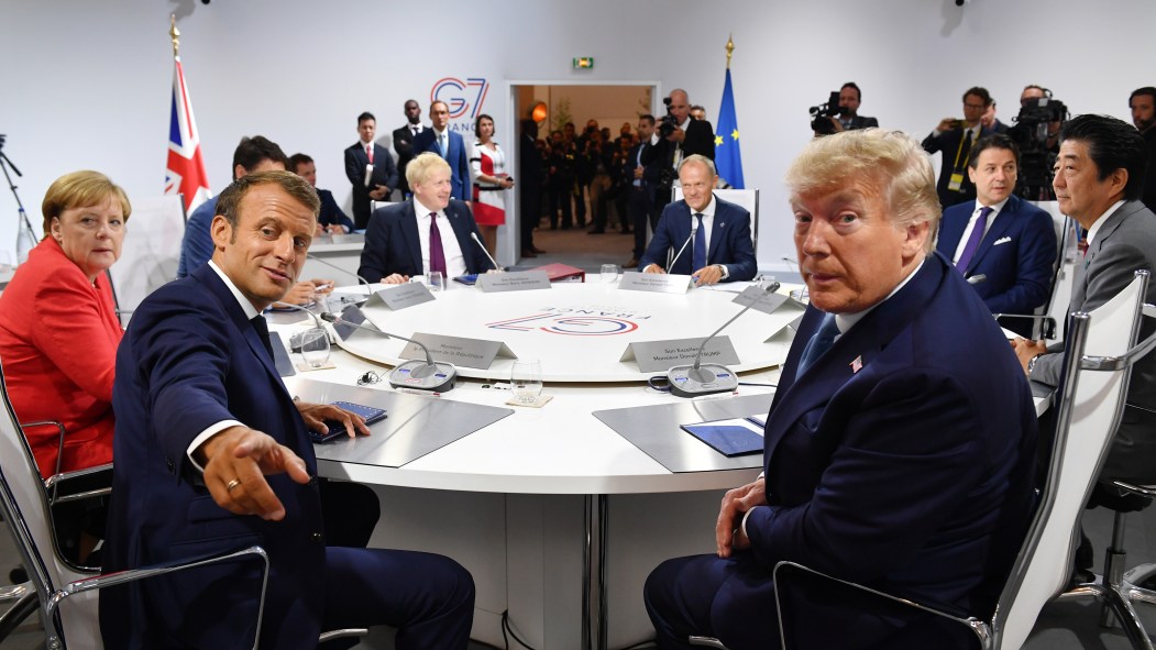 Trump Macron G7 Biarritz