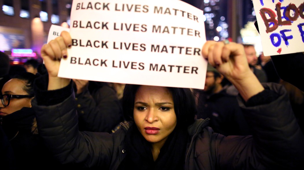 Manifestation suite au décès d'Eric Garner en 2014 à New York