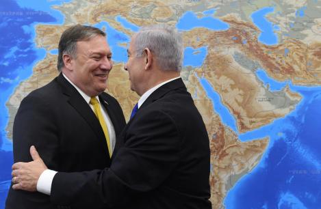 Mike Pompeo en Israel