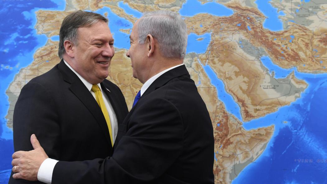 Mike Pompeo en Israel