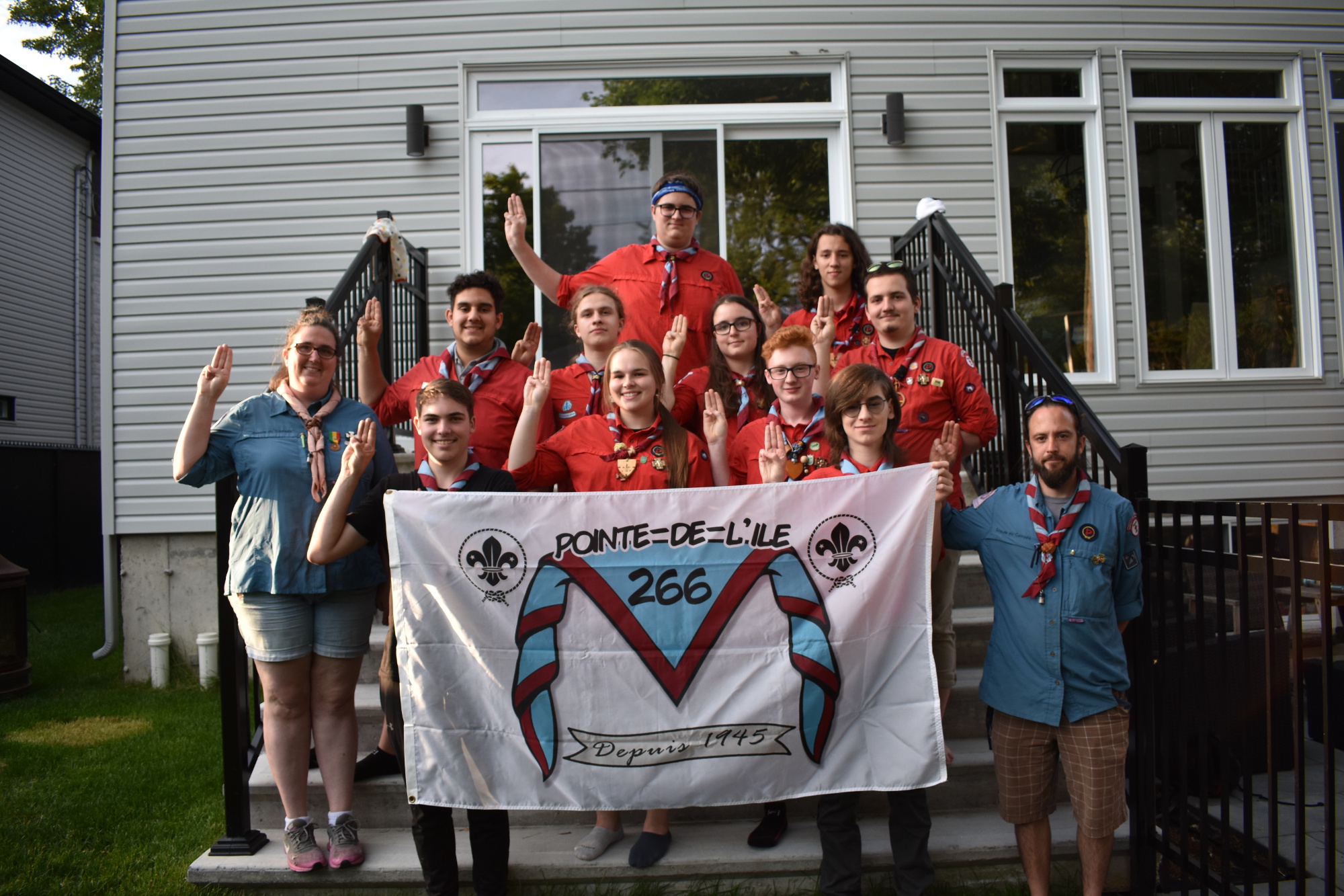 Le 266e groupe scout de la pointe de l'île