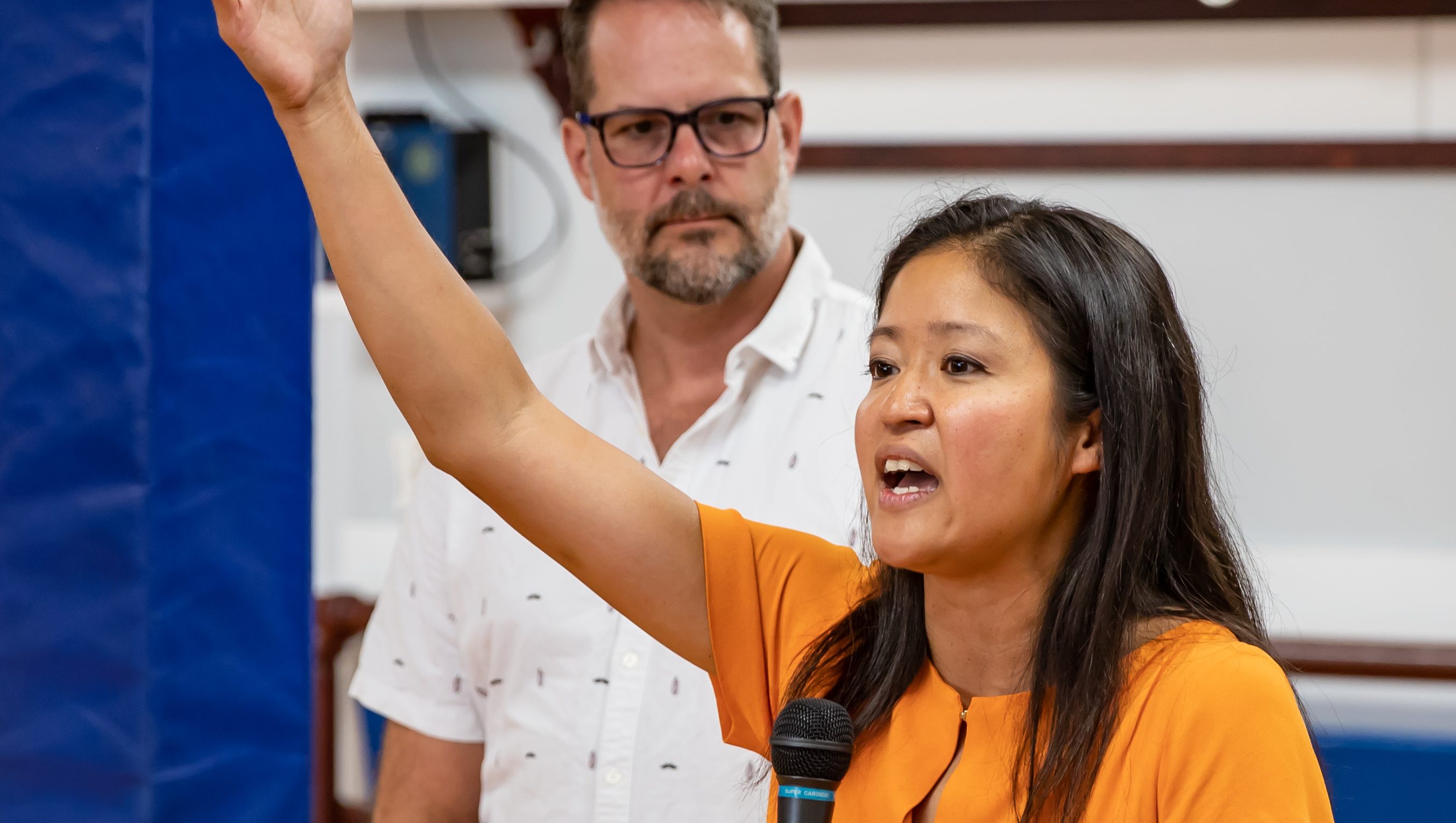 Chu Anh Pham (à droite) et Alexandre Boulerice