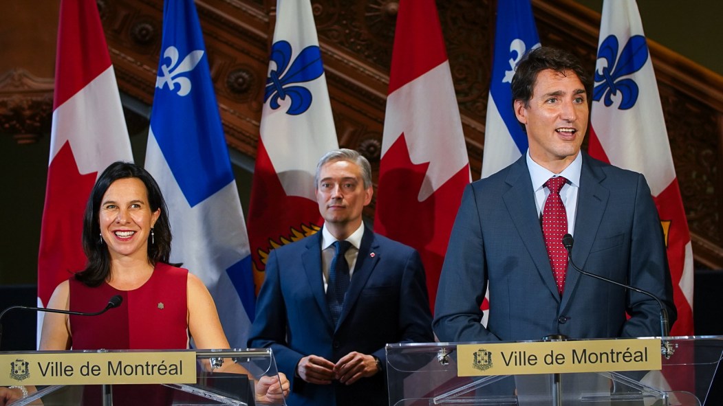 Valérie Plante François-Philippe Champagne Justin Trudeau