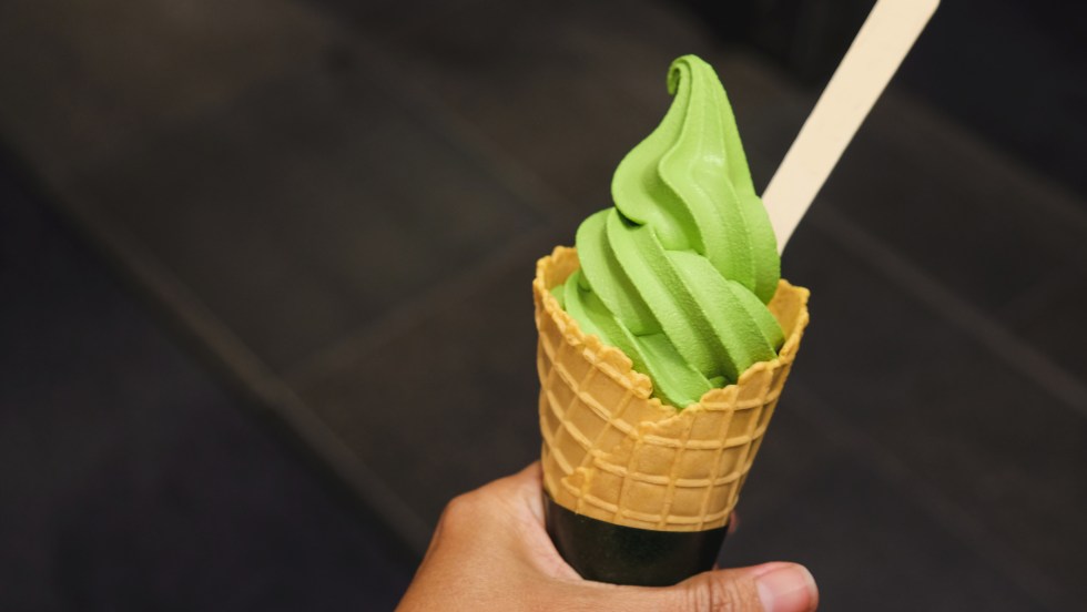 Glace au matcha