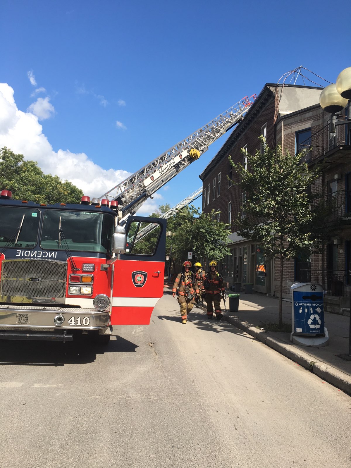 Incendie dans le SudOuest de Montréal