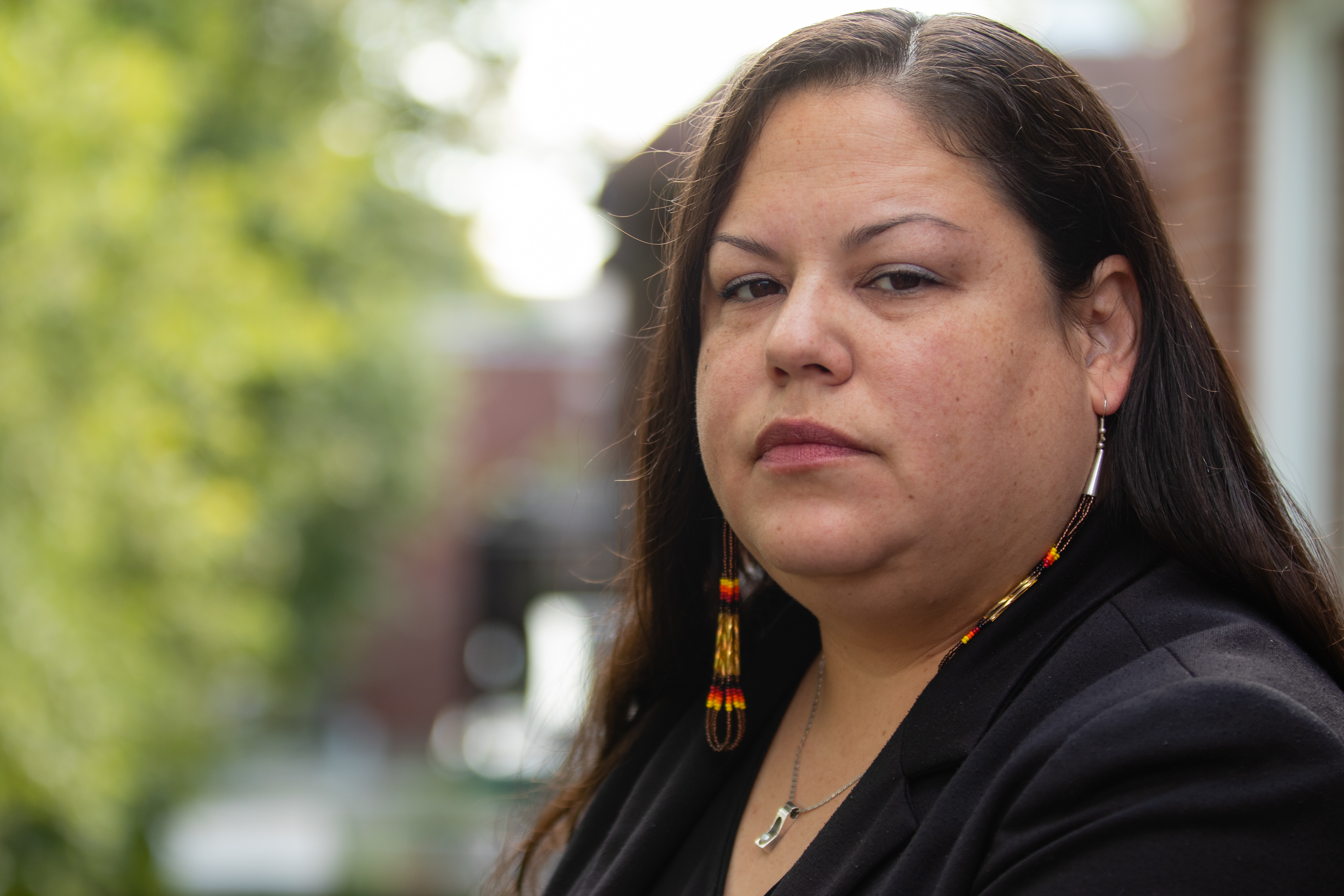 Sophie-Claude Miller, animatrice du bulletin de nouvelles francophone du réseau de télévision autochtone APTN.