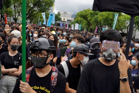 Manifestation des étudiants à Hong Kong