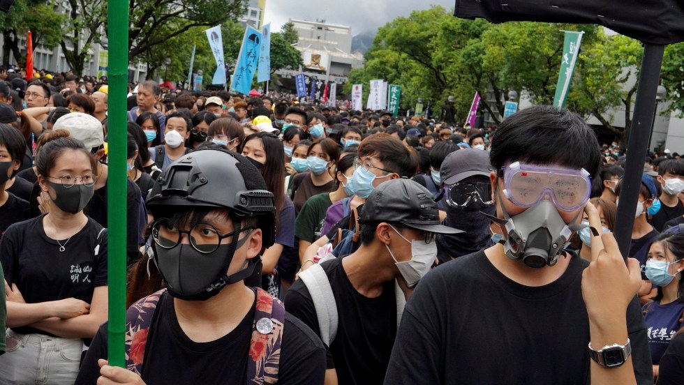 Manifestation des étudiants à Hong Kong