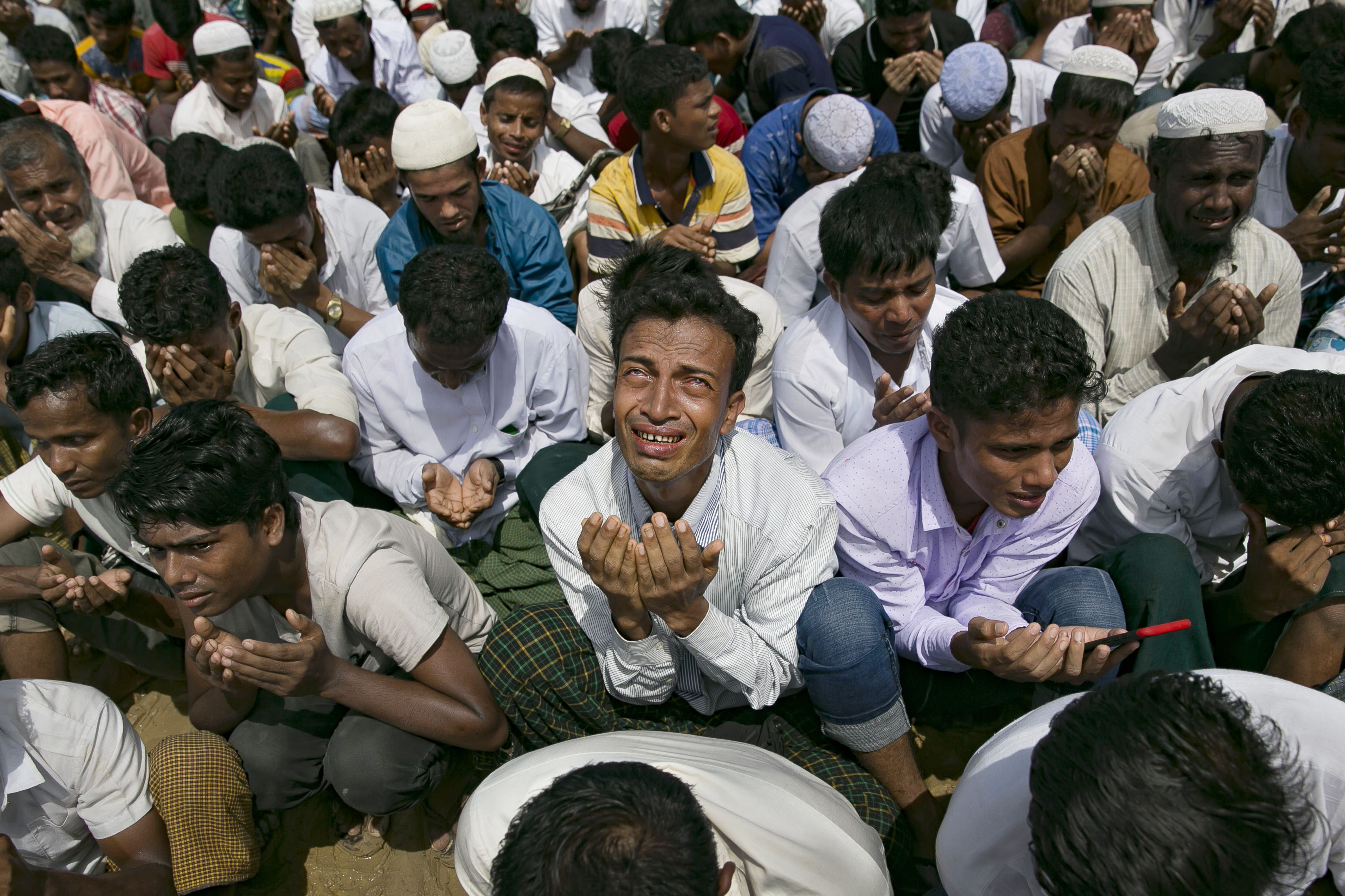 Des réfugiés Rohingyas au Bangladesh
