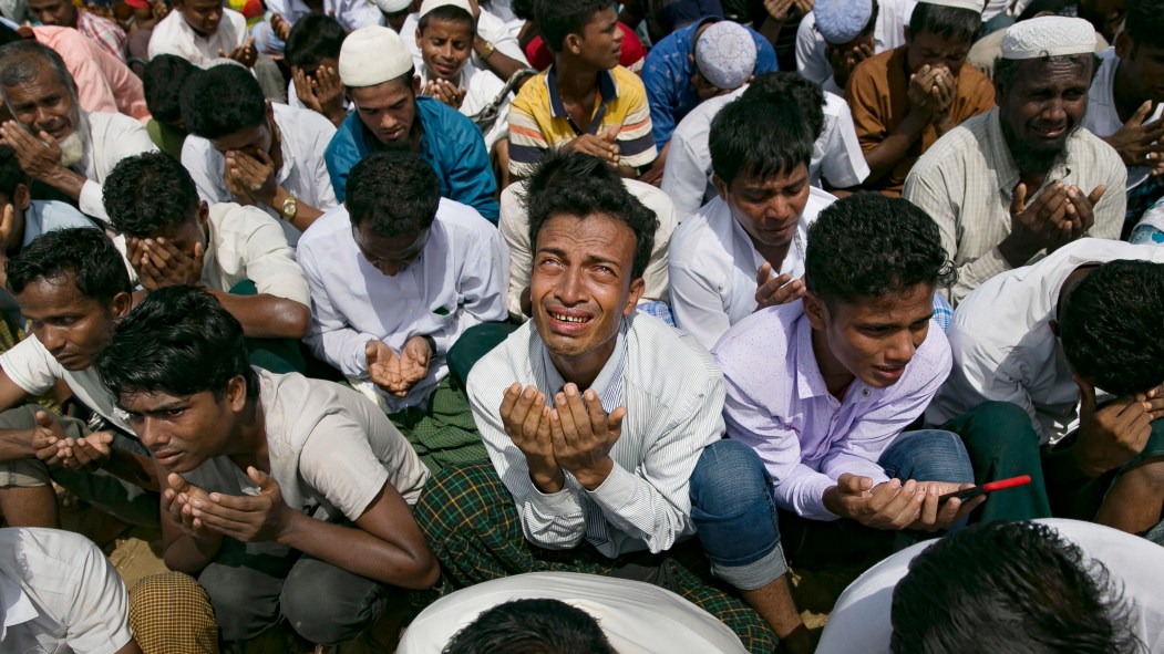 Des réfugiés Rohingyas au Bangladesh
