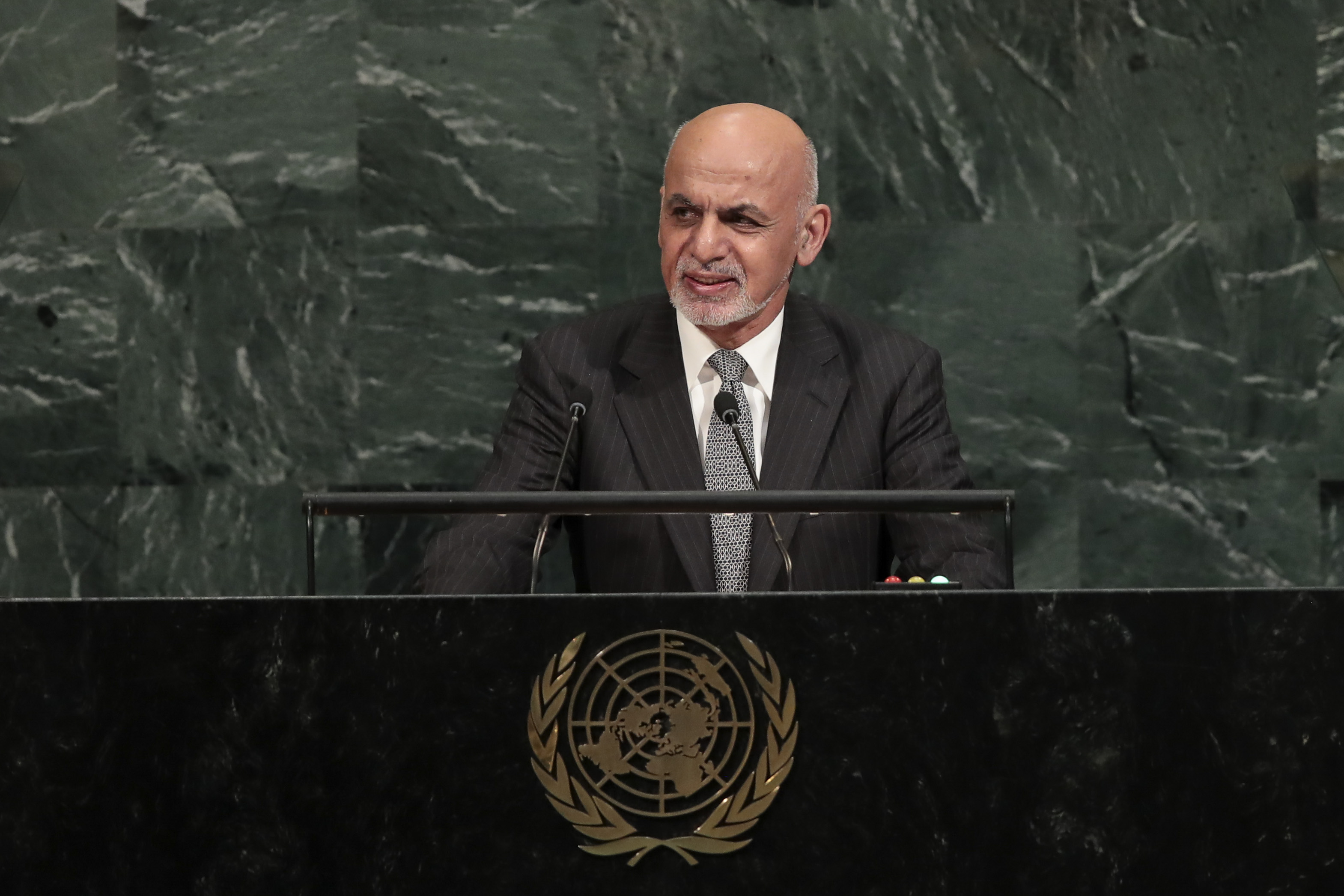 Le président sortant afghan, Ashraf Ghani