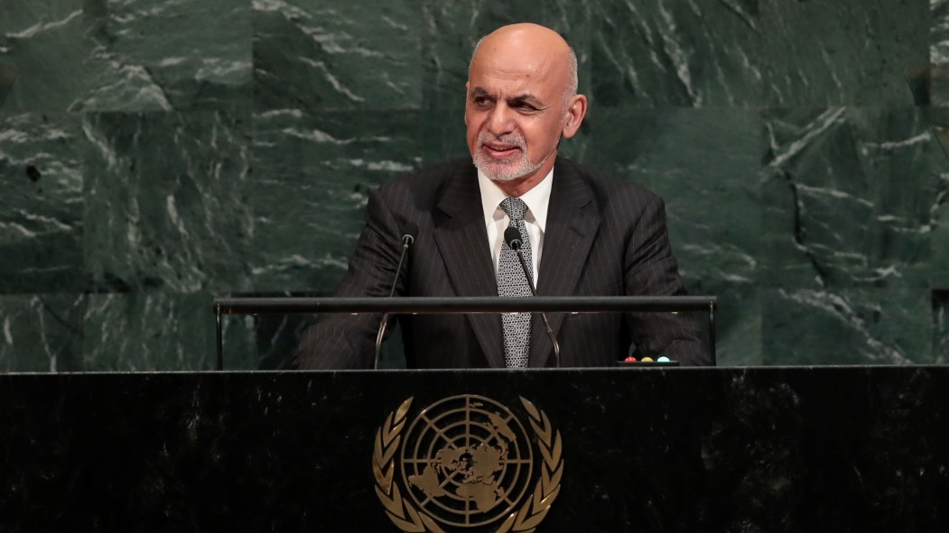 Le président sortant afghan, Ashraf Ghani