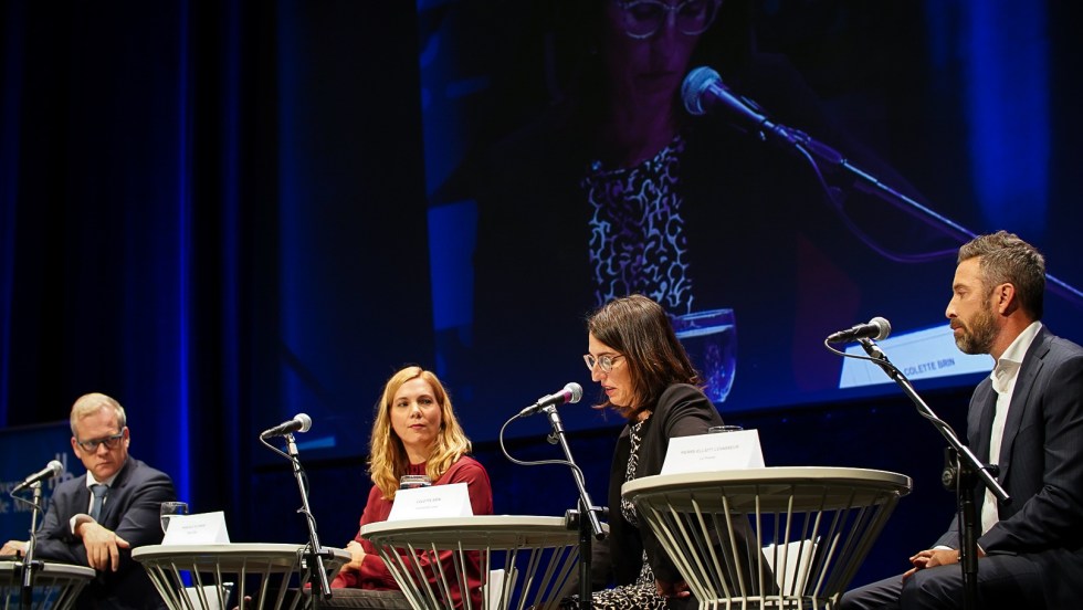 Brian Myles, Pascale St-Onge, Colette Brin et Pierre-Elliott Levasseur