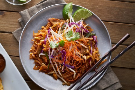 Cuisine asiatique: pad thai