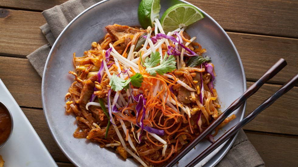 Cuisine asiatique: pad thai