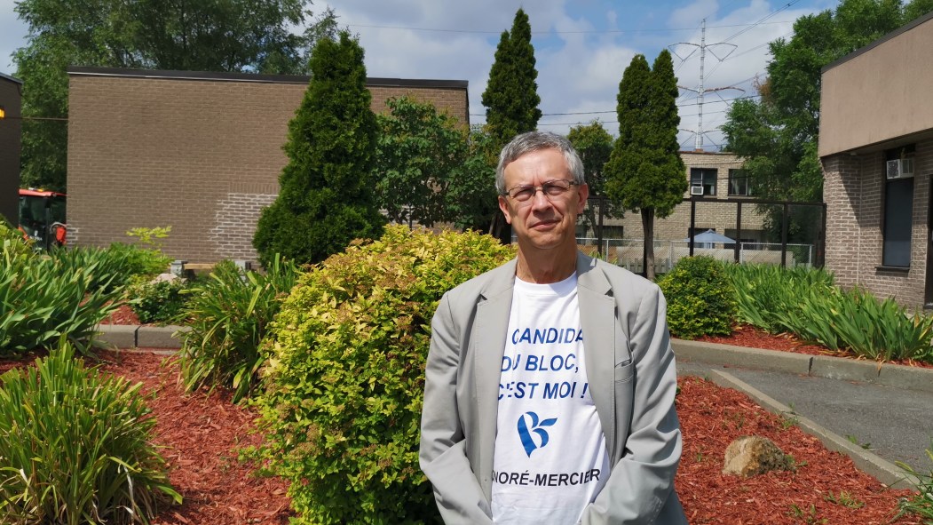 Jacques Binette, candidat du Bloc Québécois dans Honoré-Mercier