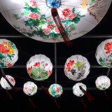 Festival de lanternes Feux Follets | Enfilade de lanternes