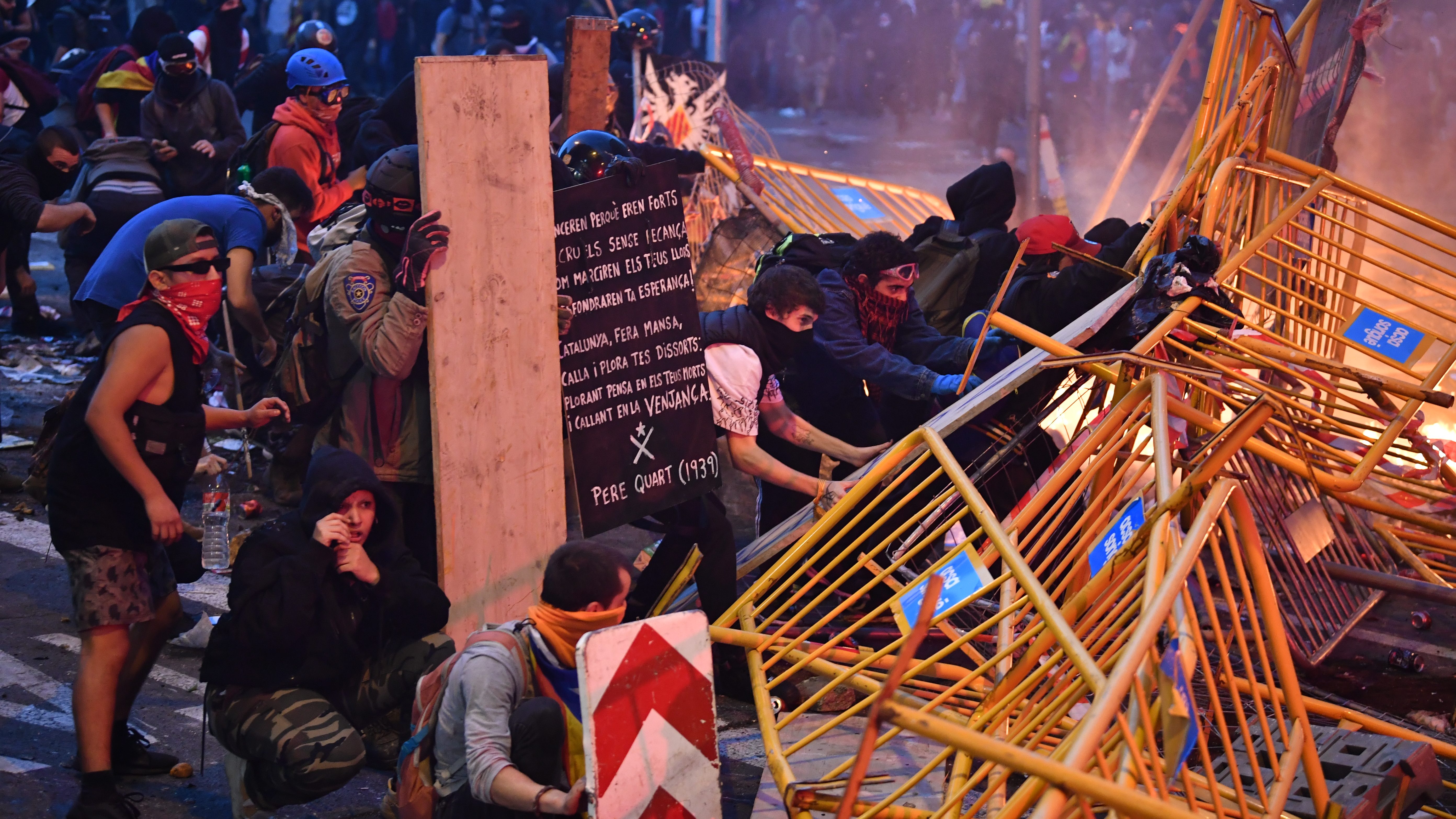 catalogne manifestations