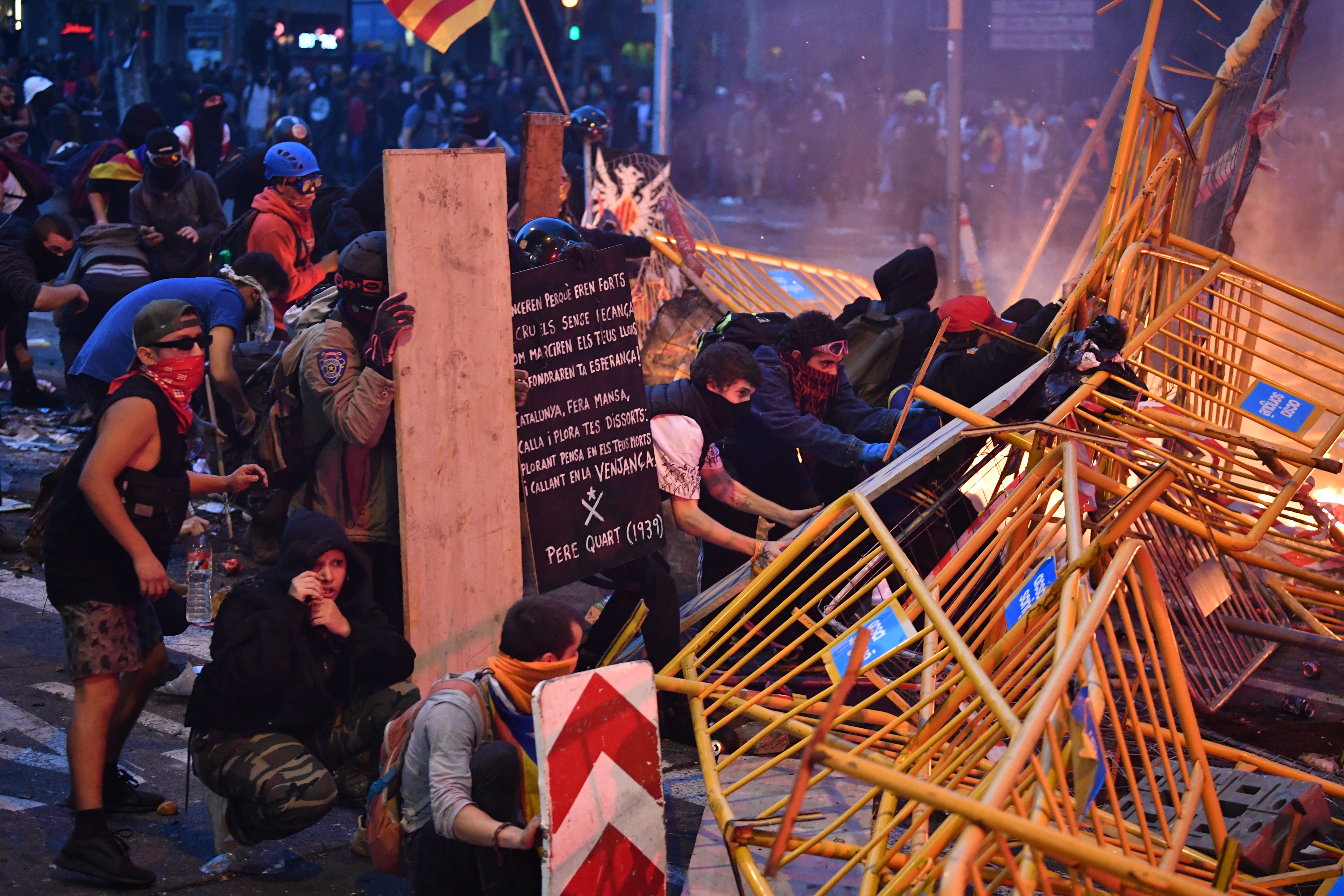 catalogne manifestations