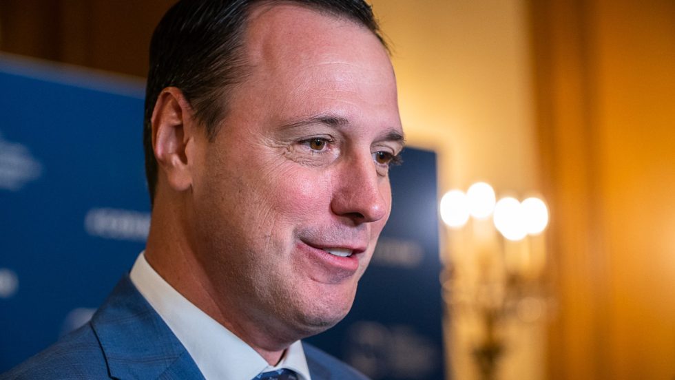 Le ministre de l'Éducation, Jean-François Roberge, auteur de la Loi 40 qui met fin aux commissions scolaires.