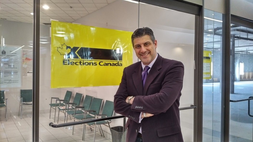 Raymond Ayas candidat du Parti poplaire du Canada à Ahuntsic-Cartierville.