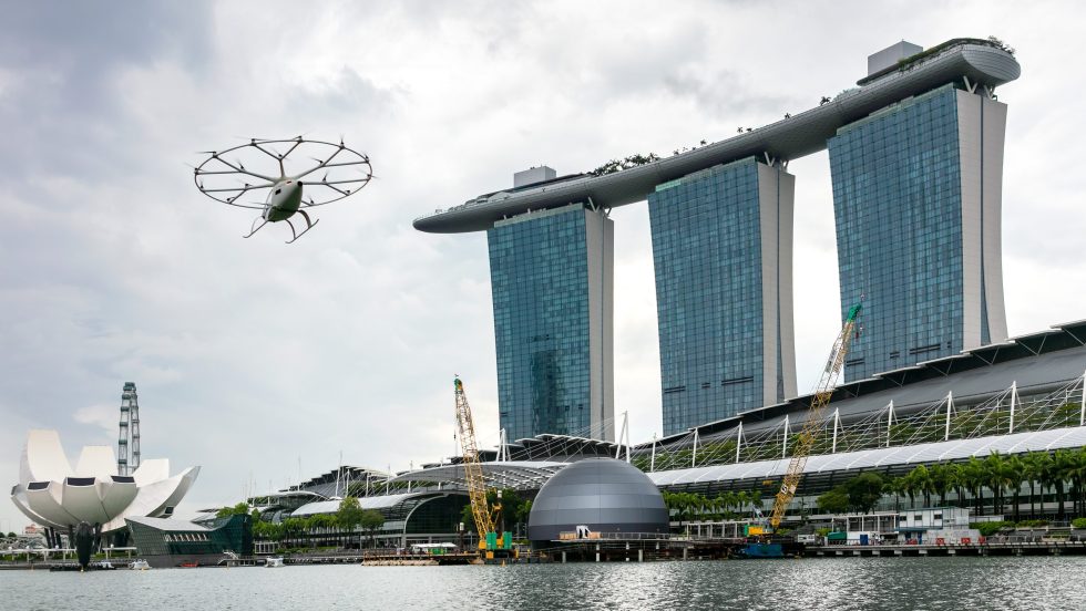 volocopter taxi volant