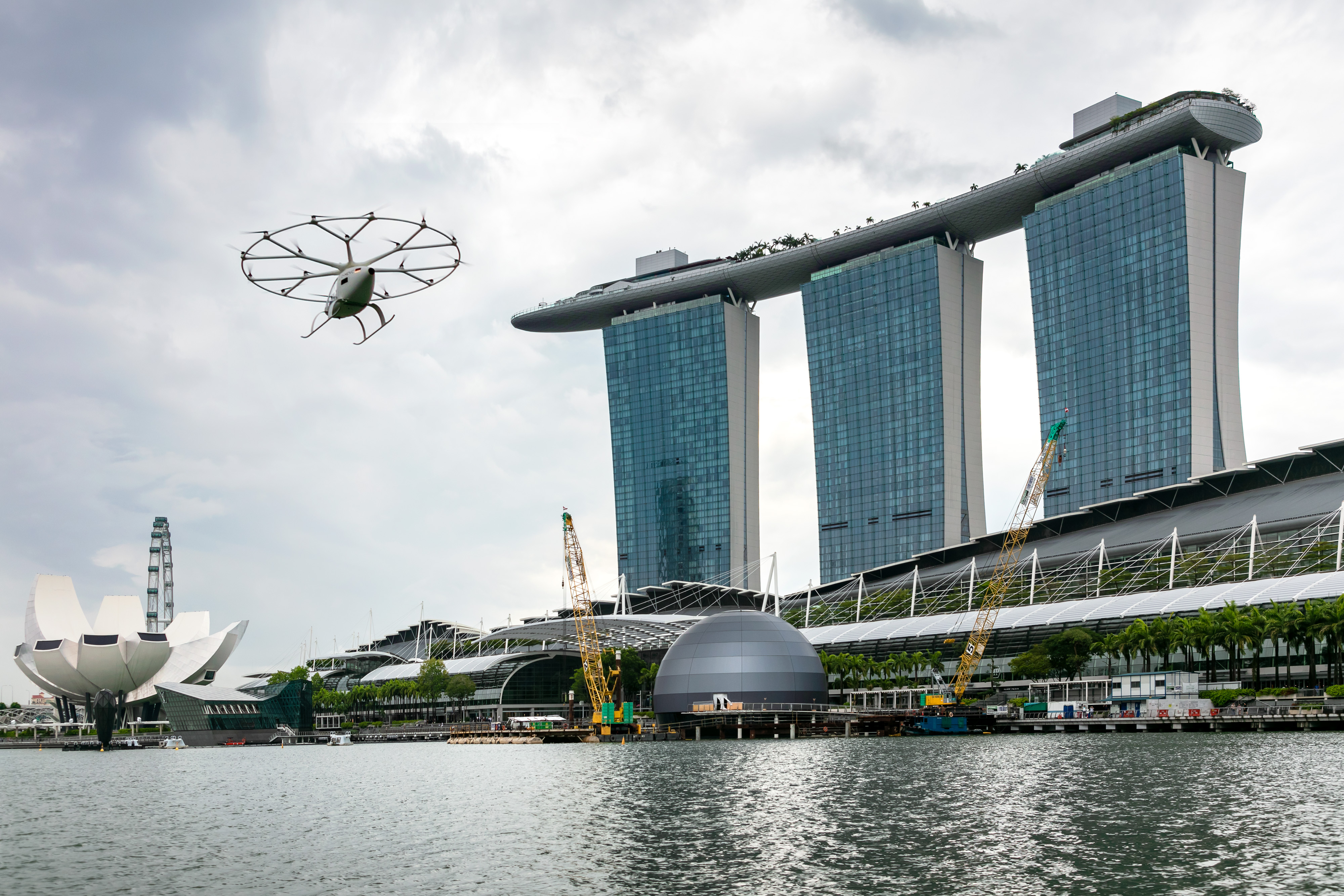 volocopter taxi volant