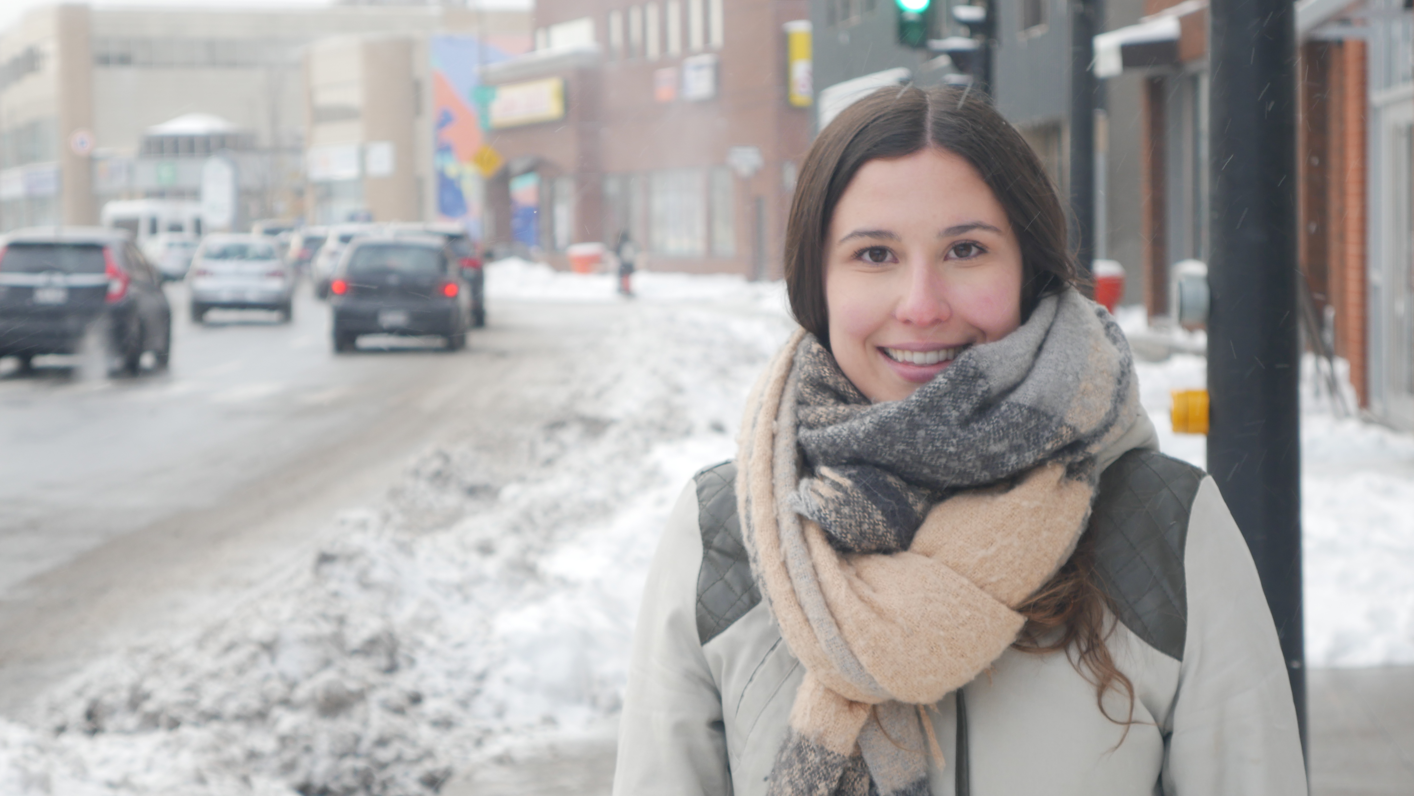 Stéphanie Moreau, présidente de l’association des commerçants de Gouin Ouest