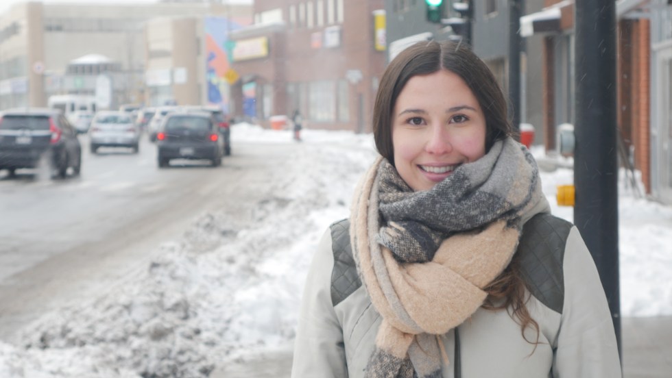 Stéphanie Moreau, présidente de l’association des commerçants de Gouin Ouest