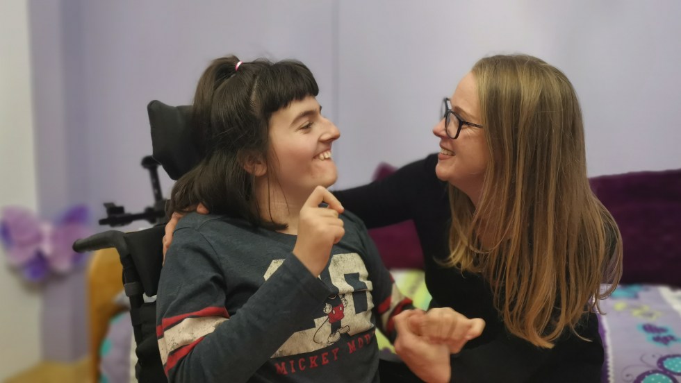 Mélanie Gagnon, proche aidante, et sa fille Mégane