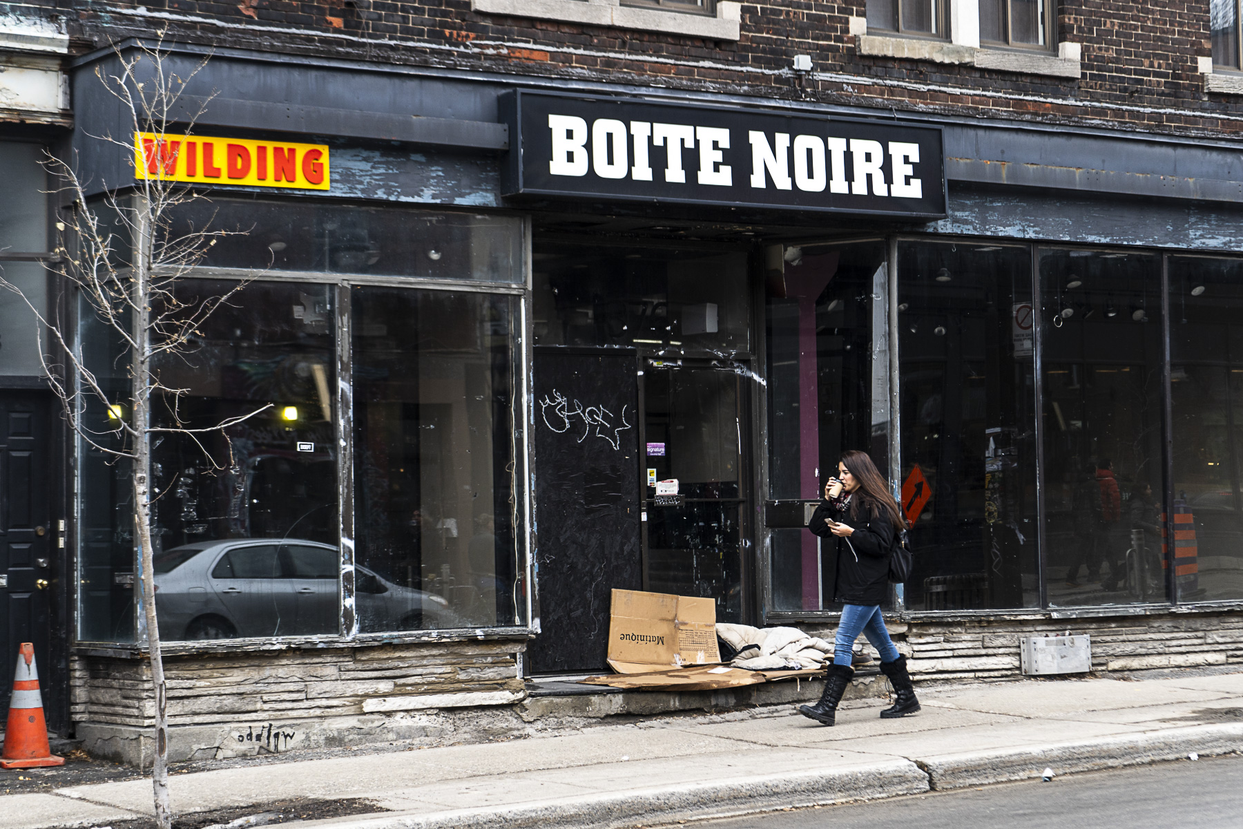Un commerce vacant sur l'avenue Mont-Royal est