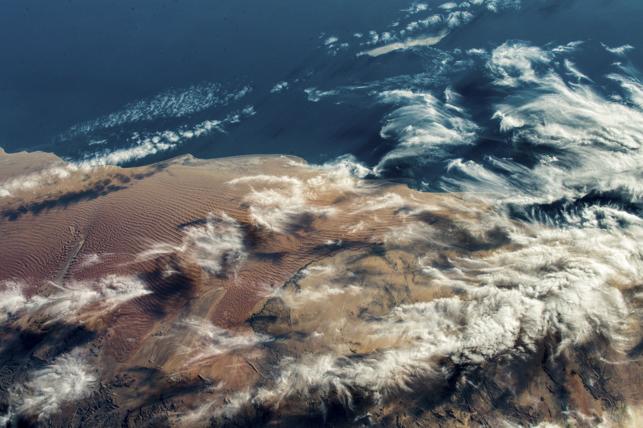 Suivre la tournée du Père Noël grâce aux astronautes