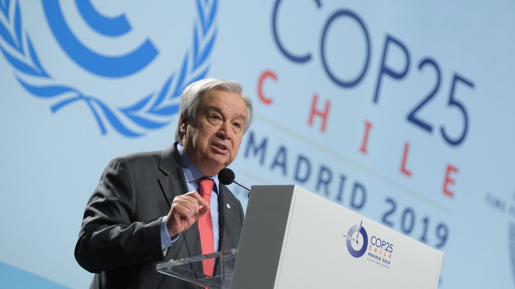 COP25: déception du chef de l'ONU après un accord loin de l'urgence climatique