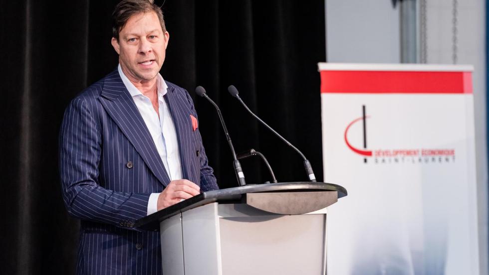 le directeur général par intérim de DESL Luc Duguay