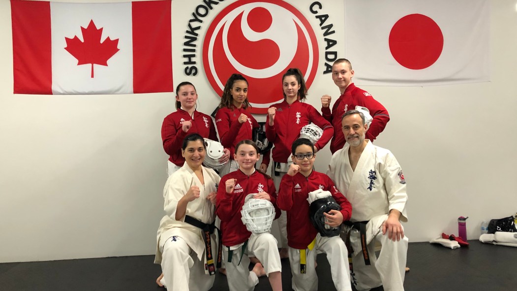 Six pratiquants du karaté Shinkyokushin du dojo Tansei représentent le Canada à un champiommat international en Belgique