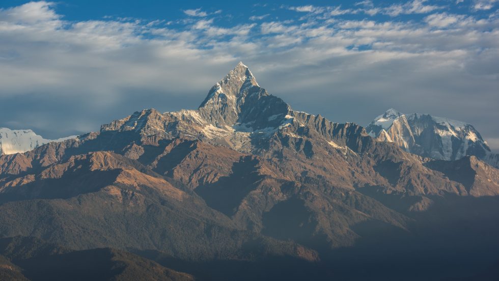 La chaîne montagneuse de l'Himalaya
